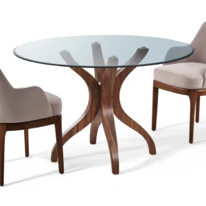 ZADIQ Table de salle à manger 120 cm