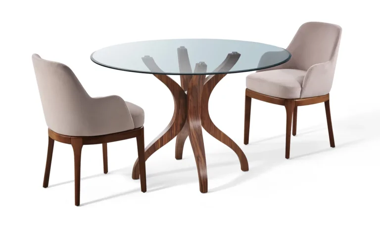 ZADIQ Table de salle à manger 120 cm